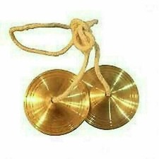 Handmade Brass Manjeera Percussion Indian Musical CymbalF Instrument