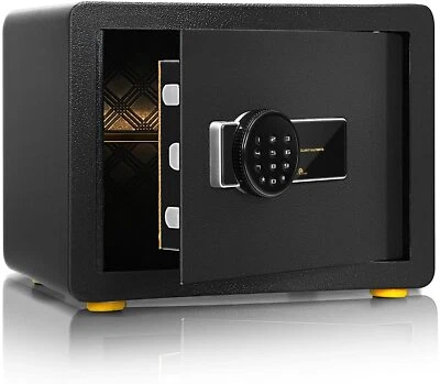 COSTWAY Cassaforte cassaforte mobile cassaforte a muro con tastiera digitale e chiave sistema di allarme
