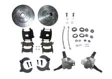 Mustang 2 II BIG Disc Brake Conversion Kit 2" Drop Spindles Chevy 5 lug 4 3/4 GM