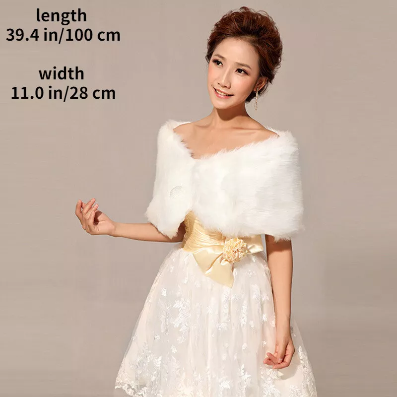 Bridal fur clearance bolero