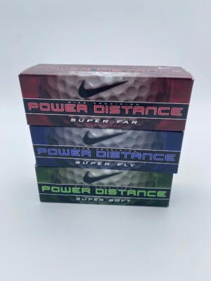 Nike Lot of 3 Sleeves of Power Distance Golf Balls - Super Far, Fly & Soft