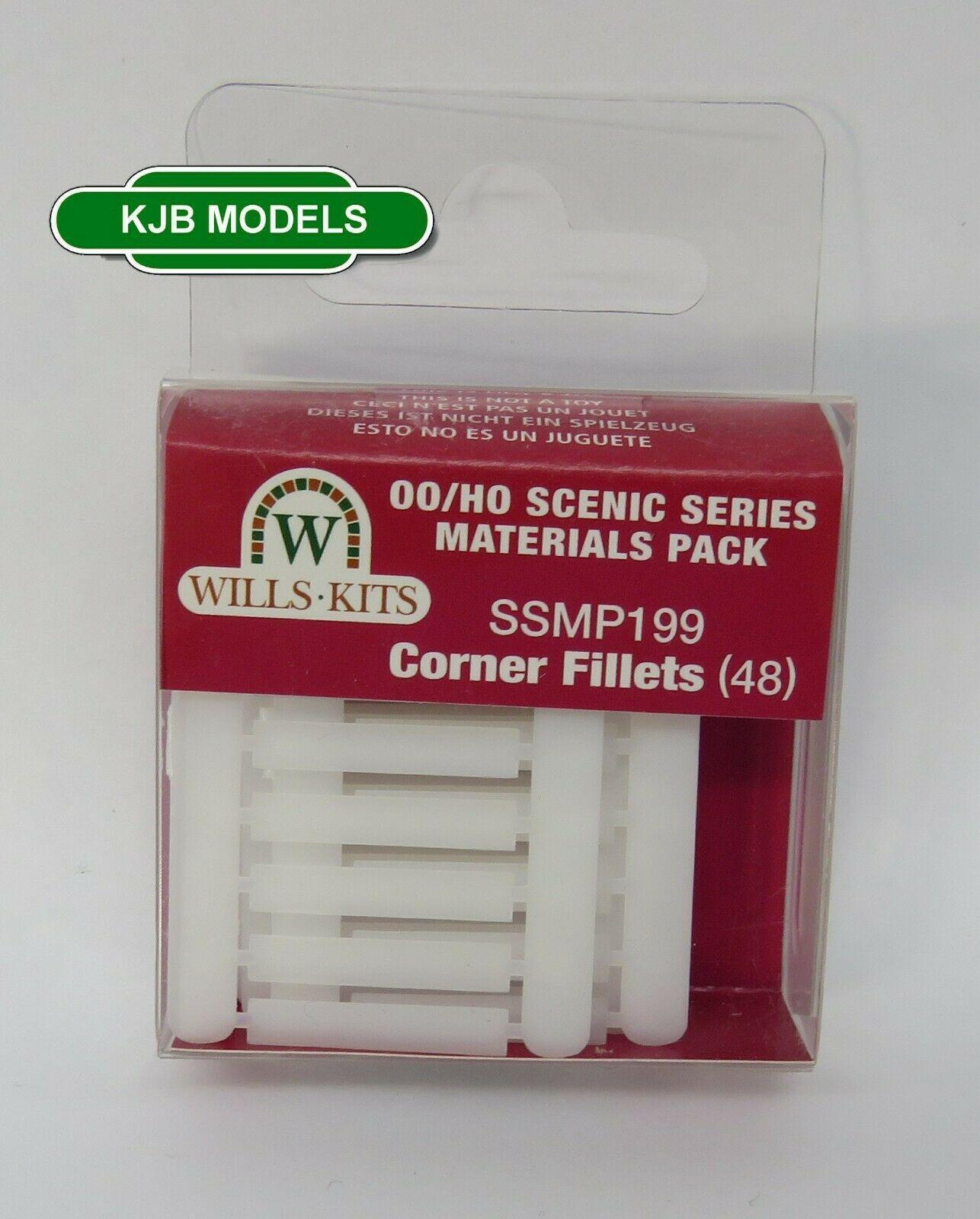 OO Gauge Wills SSMP199 Kit-Builder's Building Corner Fillets - Plastic Kit