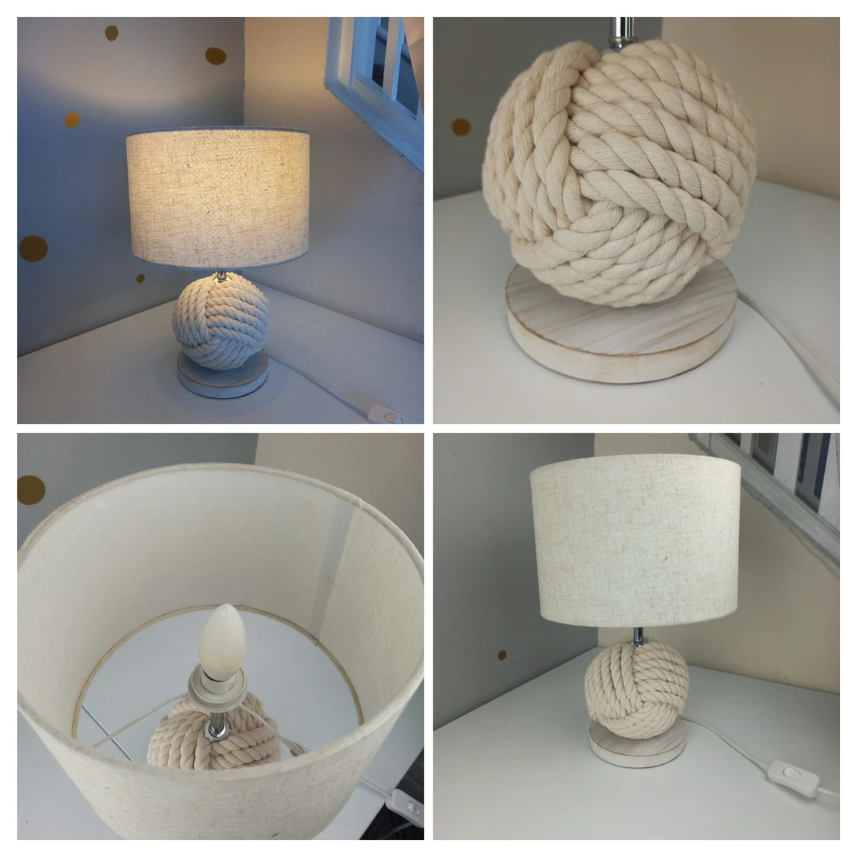Dunelm sale rope lamp