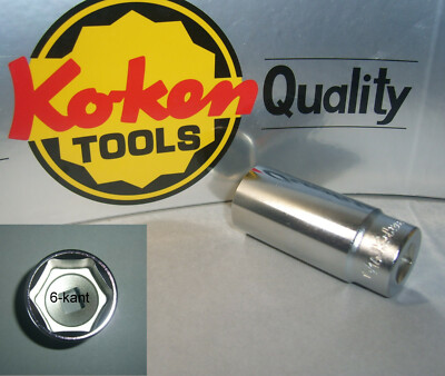 Koken Stecknuss 1/2'' Sw. 15/16'' Lg. 77mm 6-kant
