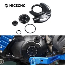 For YAMAHA YFZ450R ATV Crankcase Cover & Engine Timing Plug Kit 2009-2025 Black