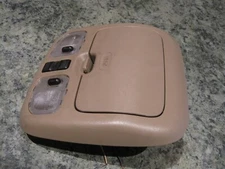 2001 FORD ESCAPE OVERHEAD CONSOLE SUNGLASSES STORAGE BROWN TESTED