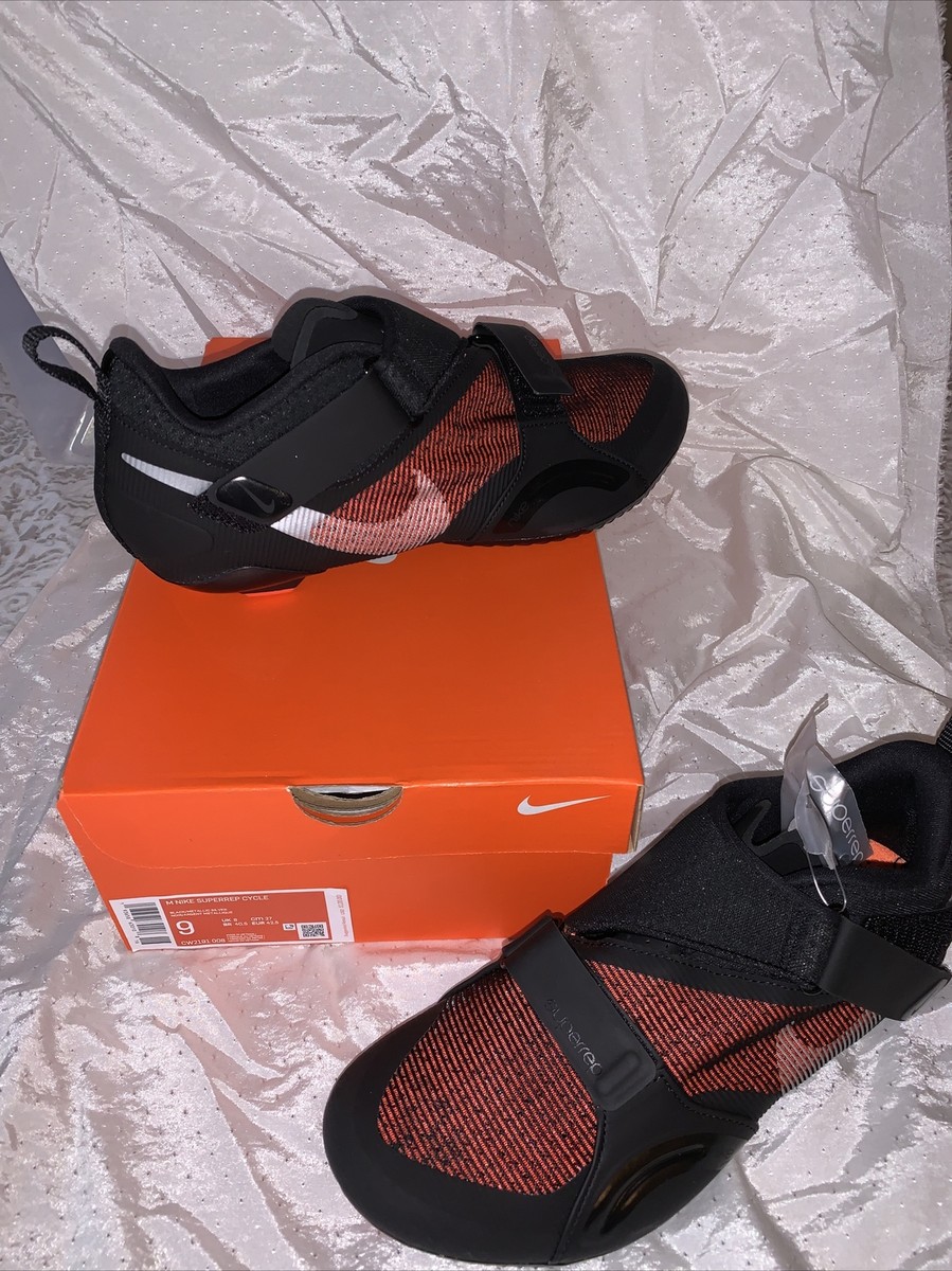 Nike Superrep Cycle Peloton Shoes Black Crimson New Men display picture 1