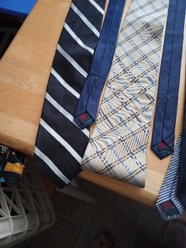 Lot of 4-100% Silk Ties, Tommy Hilfiger,  Beautiful Colorful Fun Neckties