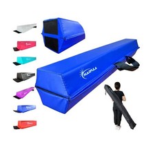 MARFULA 6 FT / 8 FT / 9 FT / 10 FT Balance Beam Folding Floor Gymnastics Equi...