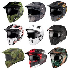 MT STREETFIGHTER CASCO INTEGRALE OFF ROAD TESCHIO MOTO MX CRASH