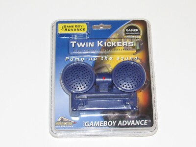 Game Boy Advance Twin Kickers - Pelican Accessories - Indigo Blue - New Sealed