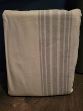 Pottery Barn Riviera Striped Curtain Drape Porcelain Blue 50 x84 Lined NWOT