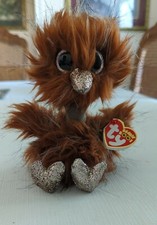 TY Beanie Boos - ORSON the Brown Ostrich (Glitter Eyes) (8 inch) - MWMTs Boo Toy