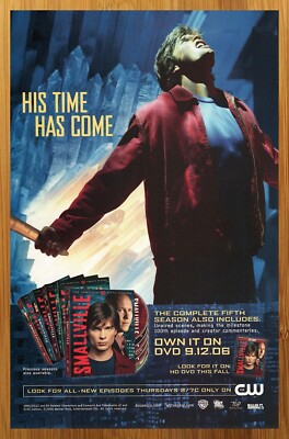 2006 Smallville TV Series DVDs Print Ad/Poster Tom Welling Superman Show Art 00s