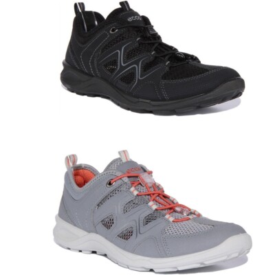 Ecco Terracruise Lt Outdoor Bungee Schnürschuhe Trainer Grau Damen UK 4-9