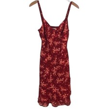 LOFT Red Floral Mini Dress Size 4