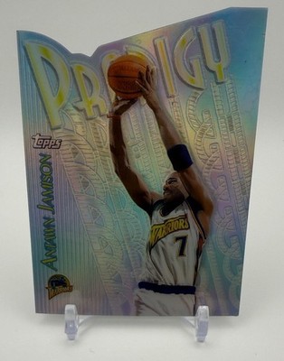1999 TOPPS basketball PRODIGY ANTAWN JAMISON REFRACTOR #PR18