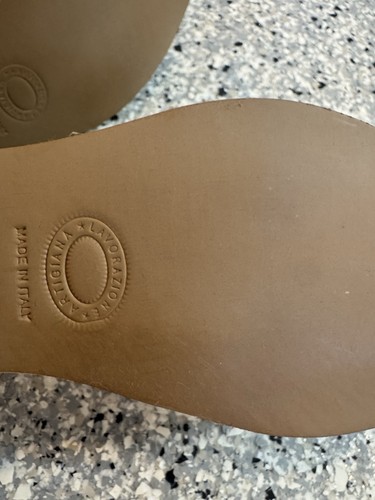 Cocobelle Brera Leather Slide Sandals Brown Size 37 BNWB - Picture 8 of 9