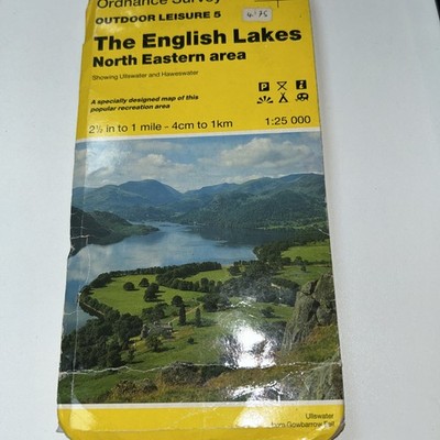 The English Lakes - North Eastern Area -... by Ordnance Survey Sheet map, folded