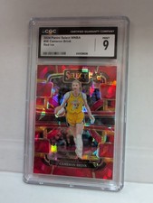 2024 Panini Select WNBA - Concourse Cameron Brink #56 Red Ice Prizm (RC) CGC 9