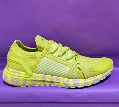 Adidas Ultraboost 20 X Stella McCartney Sneakers Women's 10  Acid Yellow / Rose