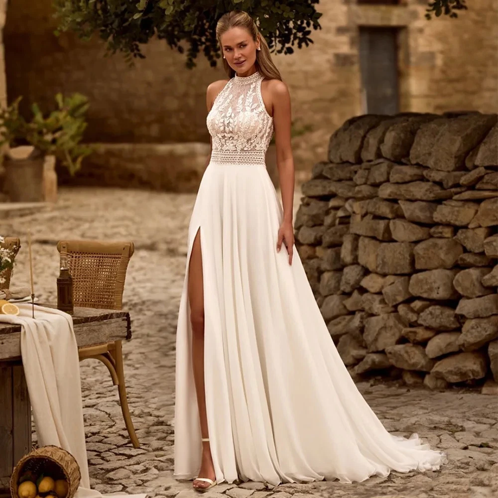 full length halter neck dress Antonia Satin Cowl Halter Neck Rouched Floor Length Dress main image 1