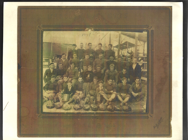 1930's Reprint of 1935 Gabelsville Athletic Assoc. Owls Football Team