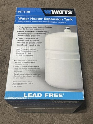 Watts 8.5 in. Wx11.5 in. Dx8.5 in. H Pre-Pressurized Steel Water Expansion Tank