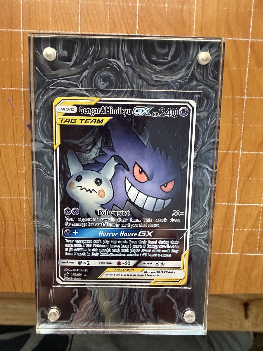 Gengar & Mimikyu GX Tag Team Sun Moon 165/181 - Magnetic