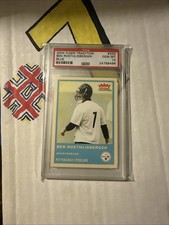2004 FLEER TRADITION Ben Roethlisberger BLUE PSA GEM 10 #333 Big Ben low pop😎