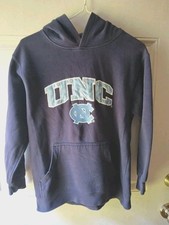 Youth UNC Tar Heels Official Hoodie Size Med. Navy Blue/VTG Preowned