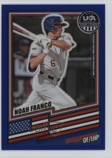 2026 Panini Stars & Stripes Prizm Blue Prizm 287/299 Noah Franco #134 5f0