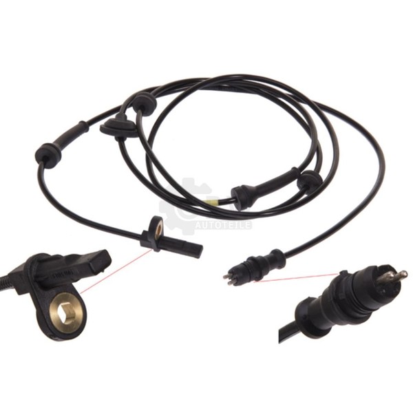 NK ABS Sensor Raddrehzahl Hinten Links Rechts Passend FüR Fiat Doblo 119-image