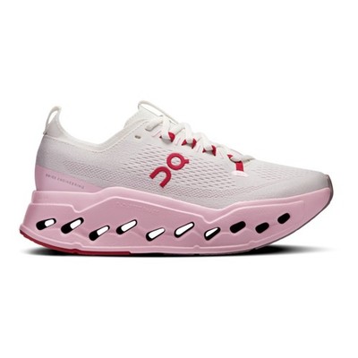 On Running Cloudsurfer Max Ivory Peony 3WF30224732 Women New