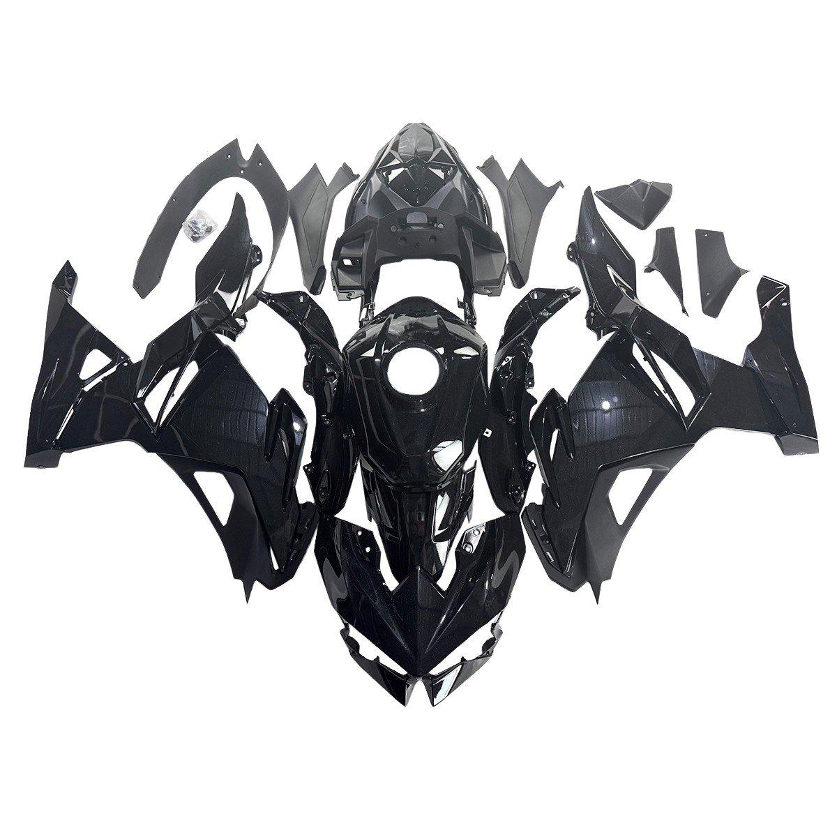 Bodywork For Kawasaki Ninja 500 2024 2025 Plastic Fairings Pearl Black Body Kits