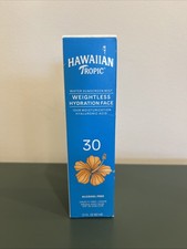 Hawaiian Tropic Weightless Hydration SPF 30 Water Sunscreen Mist Face 2.1oz