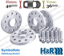 Spurplatten 36 & 40mm/Achse u.a.: Renault Megane III Coupé DZ0/1 Bj. 2008-2015