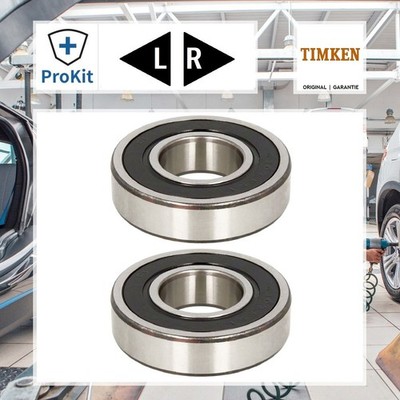 2x ORIGINAL  Timken 6302-2RS Lager