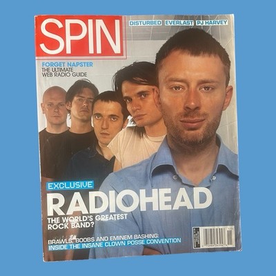 RADIOHEAD Spin Magazine November 2000 Kid A Cover Thom Yorke Disturbed PJ Harvey