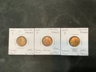 UNITED STATES 1941-1947 D Lincoln Wheat Cents UNC 3 Coin Lot 11198