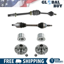 New Front CV Axle Shaft Assembly Wheel Hub Bearing Kit Set 6pc For Camry Avalon