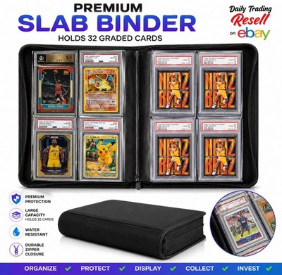 pokemon card slab binder 4-Pocket Trading Card Binder for Pokemon Cards – Forzarocket® main image 1