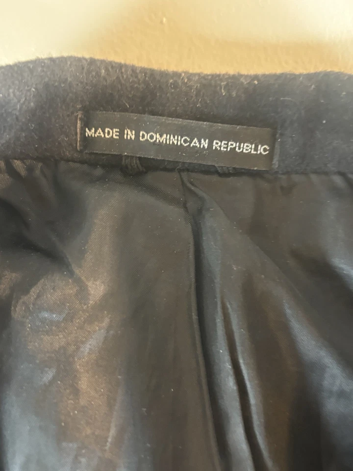 Vintage London Fog Overcoat Wool Black Coat 42R Preppy Professional Classic - Image 2 of 4