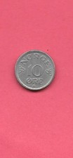 NORWAY KM396 1956 10 ORE VF-VERY  FINE-NICE CIRCULATED  OLD VINTAGE COIN
