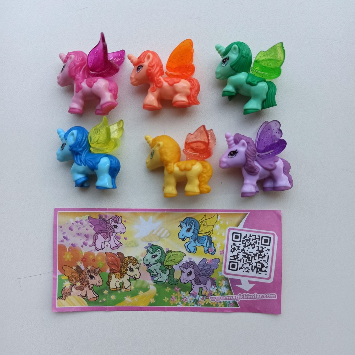 ユニコーン グッズまとめ売り unicorn Unicorns with wings, 2014, Kinder Surprise, Full set, FF090