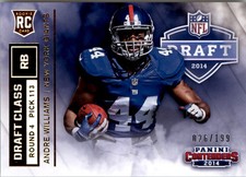 2014 Panini Contenders Draft Class Gold #RDA20 Andre Williams /199 - NM-MT