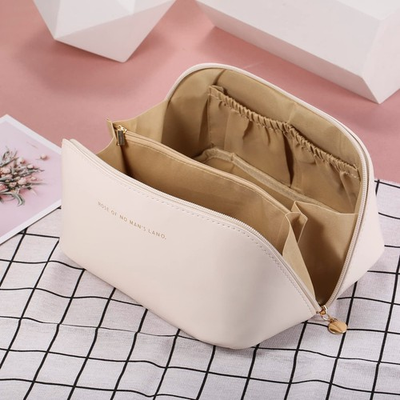 #ad #ad Large Compartmentalized Makeup Organizer Bag–Portable for Travelamp; Daily Skincare $4.99