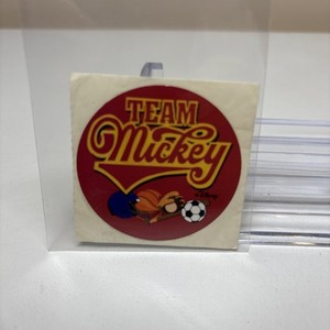 Vintage Disney Team Mickey Sticker