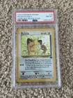 2000 POKEMON PROMO BLACK STAR GAME BOY #10 MEOWTH-HOLO PSA 8