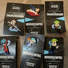 metal anime pins